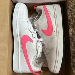 💰SALE Nike Court Borough Low 2 (GS) White/Pink